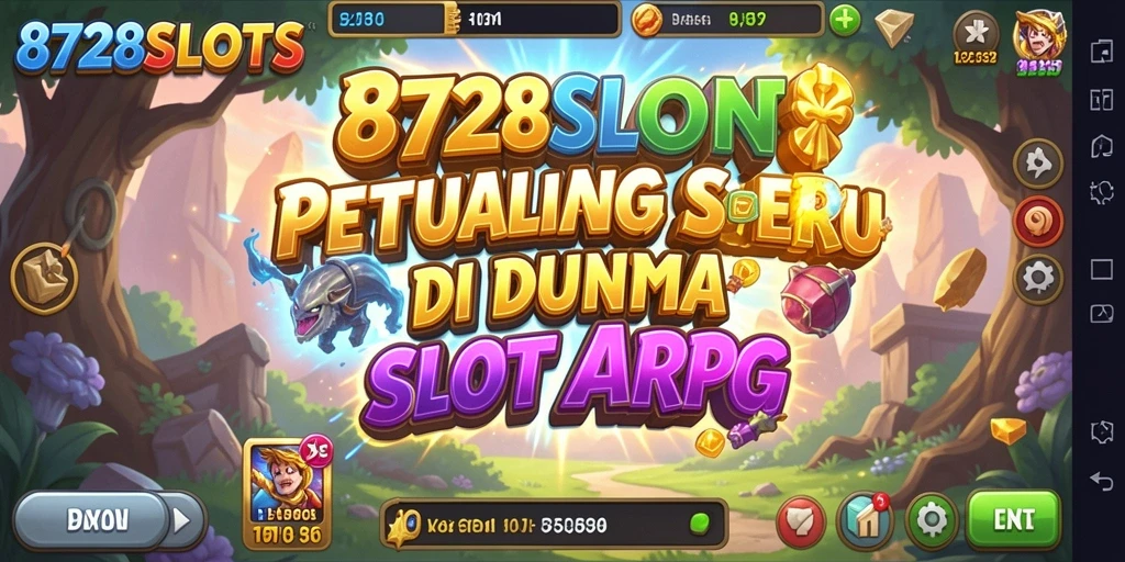 Tampilan gameplay menegangkan di 8728SLOTS dengan elemen ARPG yang menarik.