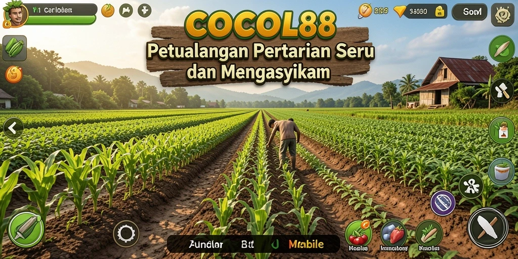 Gameplay <strong>COCOL88</strong> yang seru dan penuh warna dalam dunia pertanian.