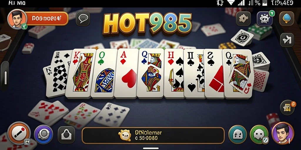 Tampilan permainan seru Domino di HOT985 yang memikat.