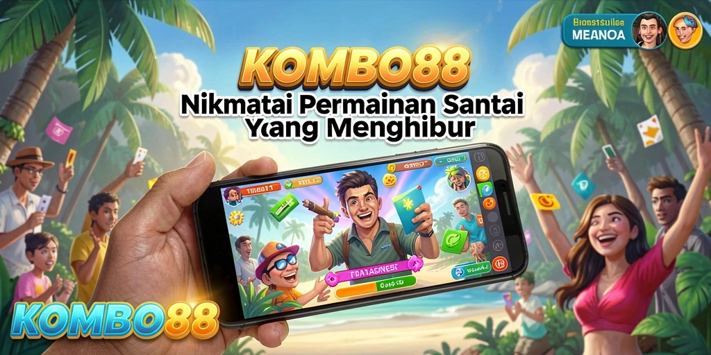 Tangkapan layar dari gameplay KOMBO88 yang menggambarkan keseruan bermain.