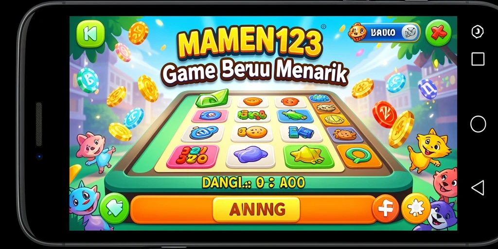 Tampilan gameplay seru di MAMEN123 dengan berbagai pilihan Bingo.