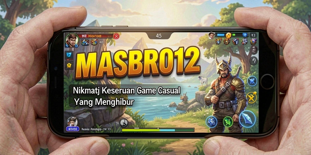 Screenshot menunjukkan gameplay yang seru dan interaktif dari MASBRO12.