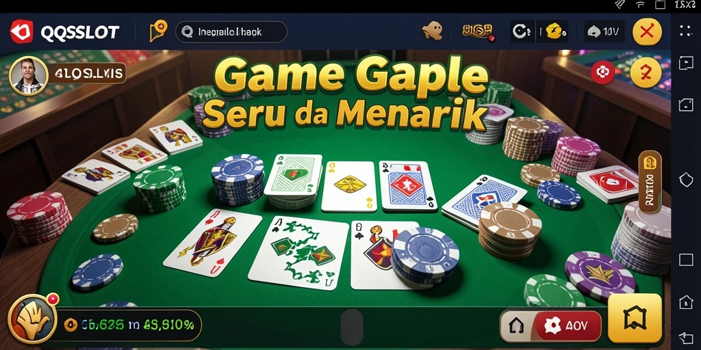 Tampilan gameplay QQSLOT yang atraktif dan menarik.