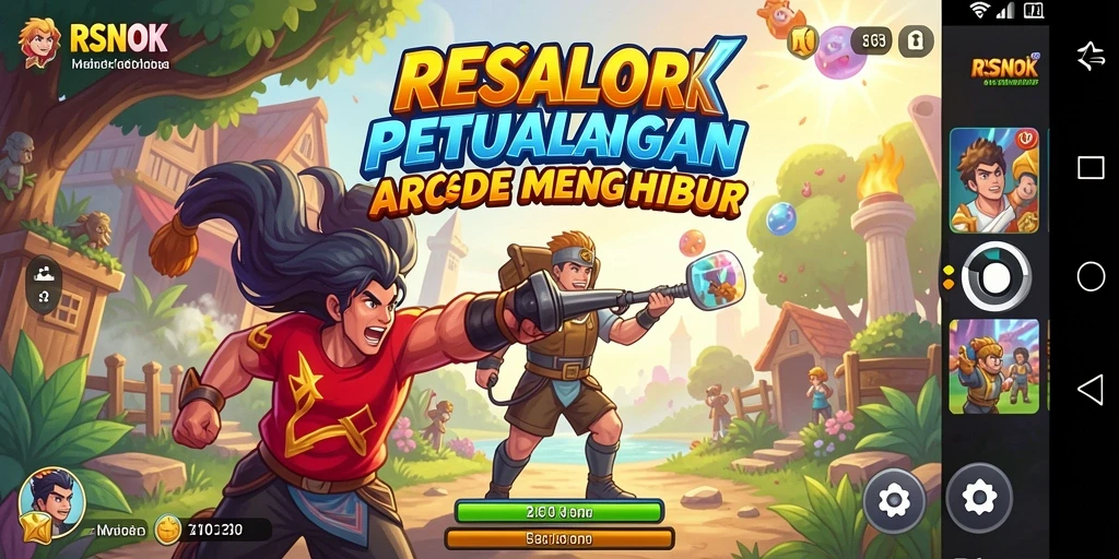 Screenshot RSNOK menampilkan aksi gameplay yang mengasyikkan dan penuh tantangan.