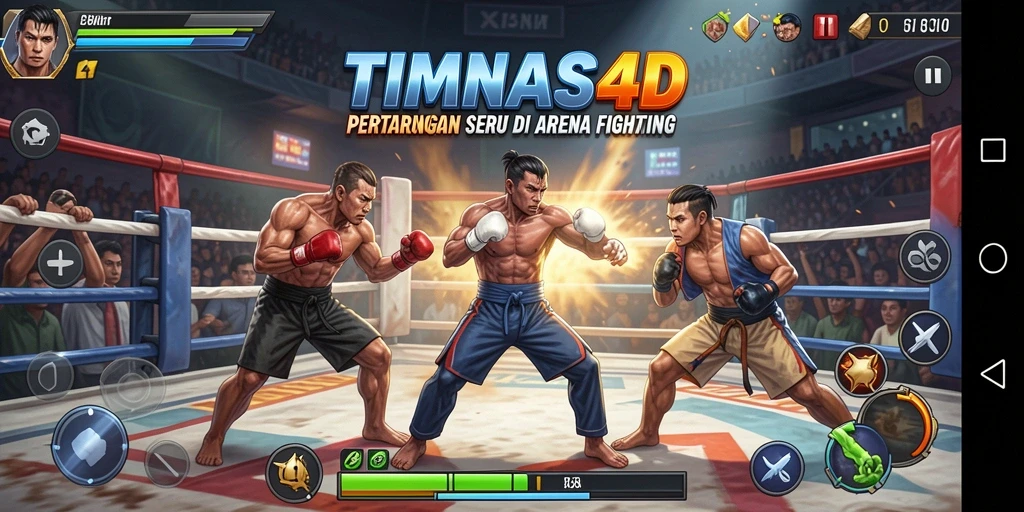 Tampilan menarik dari gameplay Fighting TIMNAS4D yang intens.