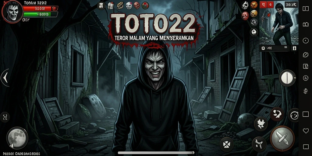 Screenshot menunjukkan momen menegangkan dalam gameplay TOTO22.
