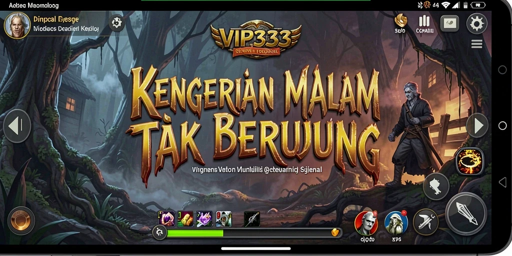 Tampilan seram dari gameplay VIP333 yang mencekam.