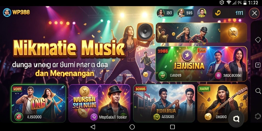 Tampilan gameplay WP888 yang dinamis dan interaktif.